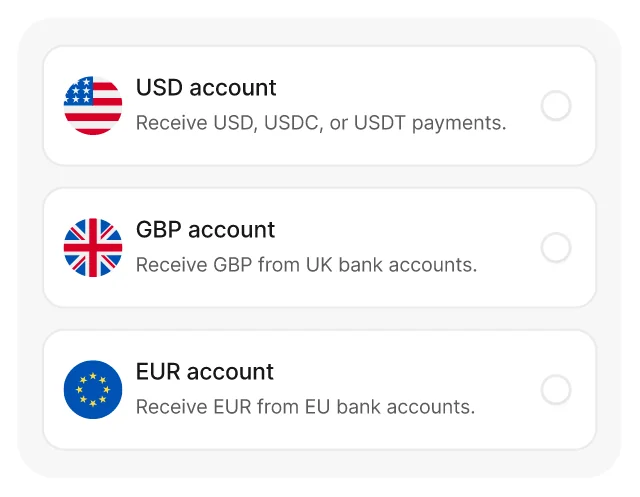 Multi-Currency Account Page on the Mobile App