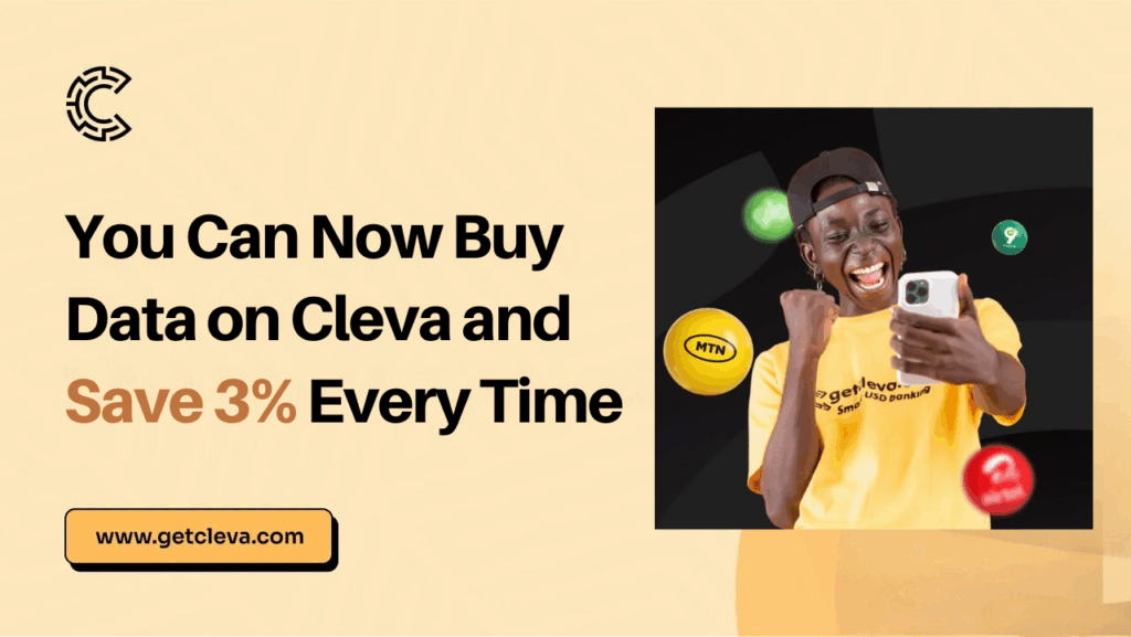 You Can Now Buy Data on Cleva and Save 3% Every Time